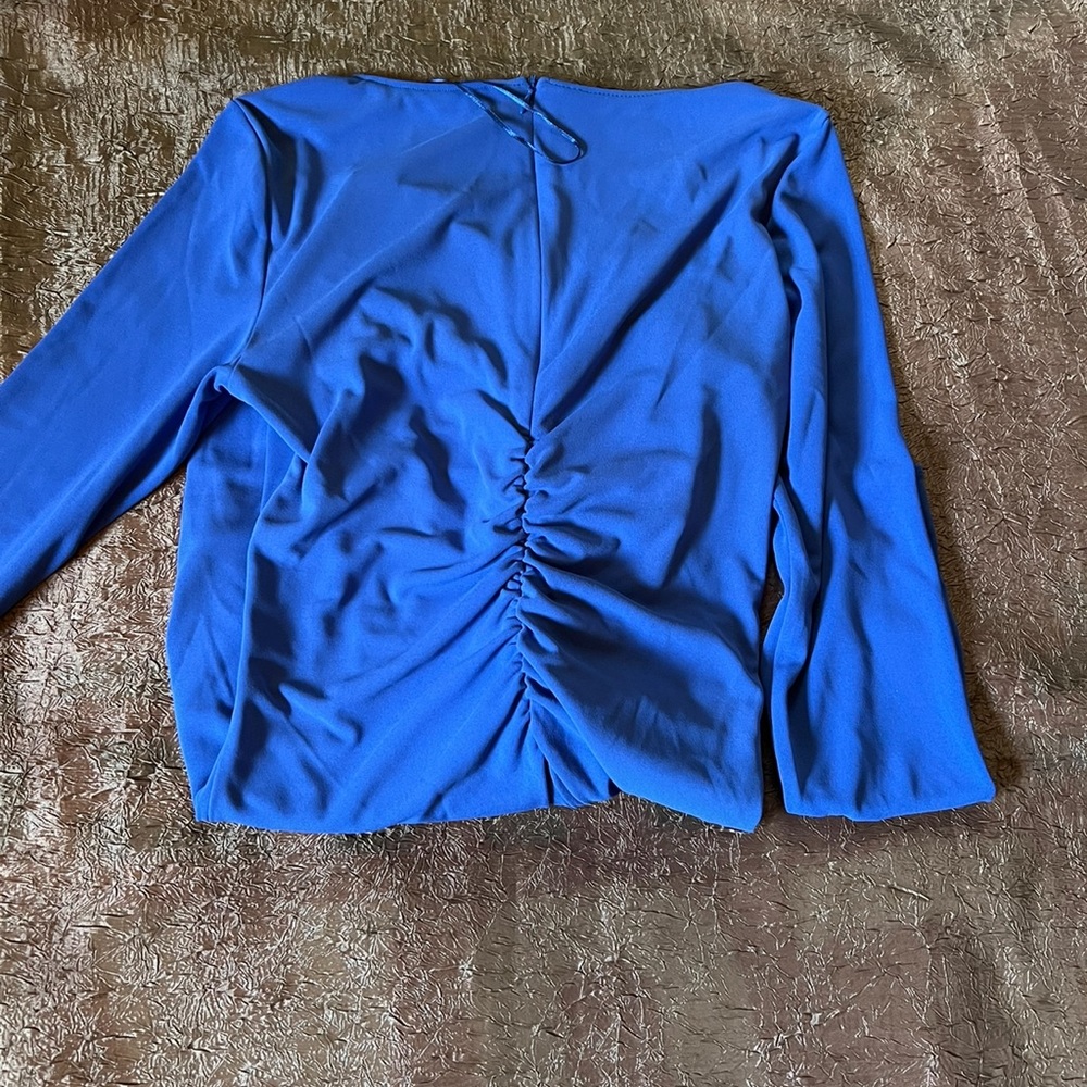 ZARA DRAPED DRESS - Picture 5 of 10